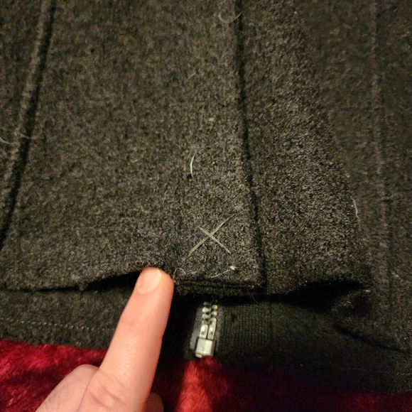 Diesel black 100% wool coat Women's Size S - Picture 13 of 13